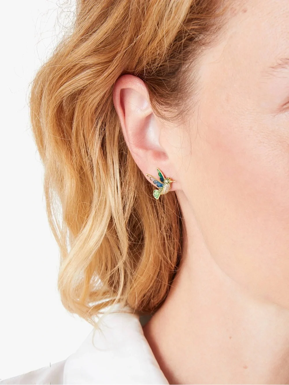 Kate Spade Dazzling Daisy Hummingbird Studs‎